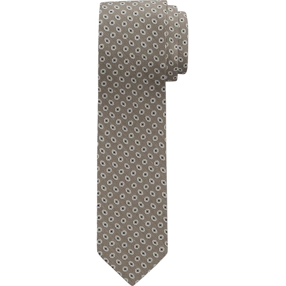 OLYMP Stropdas olijf, Motief Groen