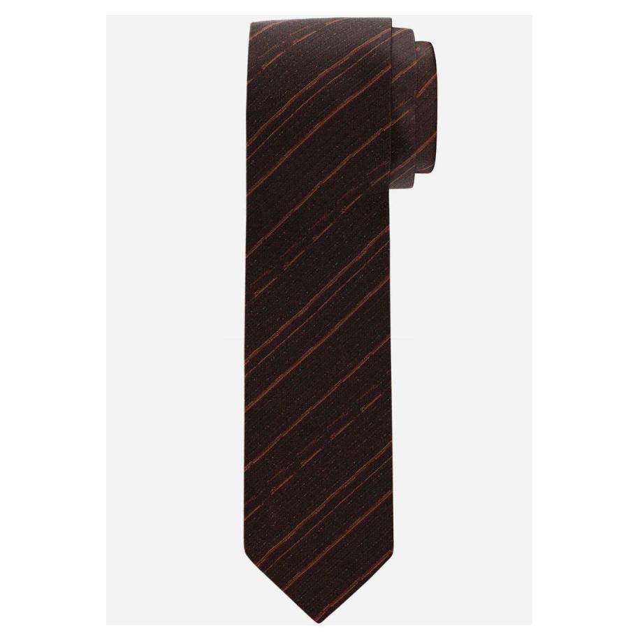 OLYMP Stropdas sienna, Gestreept Multicolor