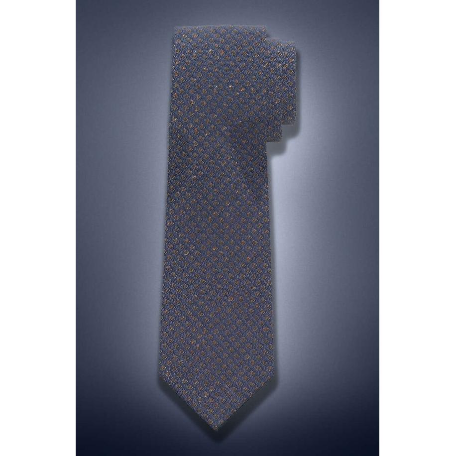 OLYMP SIGNATURE Stropdas bruin, Stippen Bruin