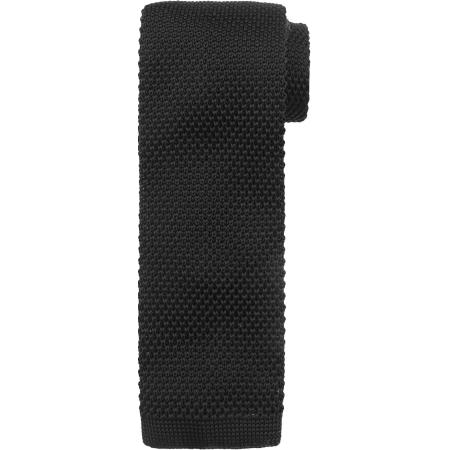 Suitable Knitted Stropdas Zwart TK-08 -