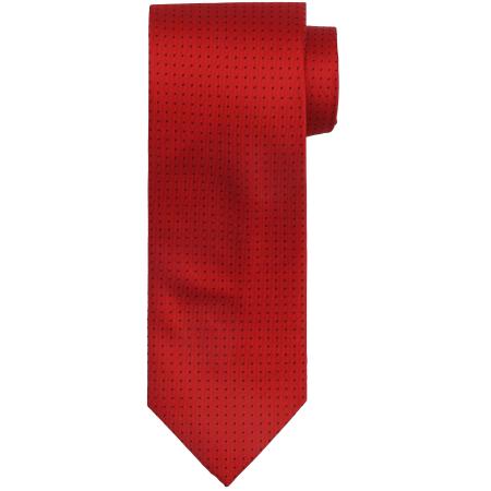 Suitable Zijde Stropdas Stippen Rood -