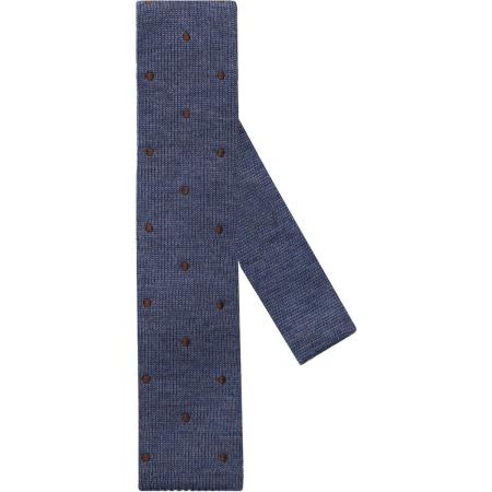 OLYMP SIGNATURE Dunne stropdas middenblauw, Stippen