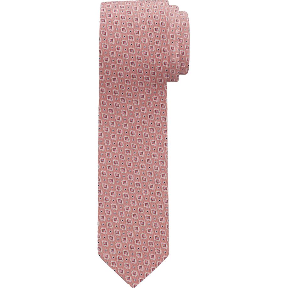 OLYMP Stropdas koraal, Motief Oranje