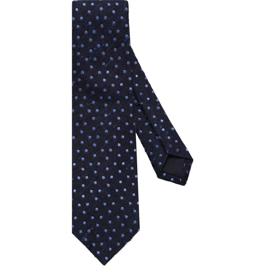 OLYMP SIGNATURE Stropdas nachtblauw, Stippen Blauw