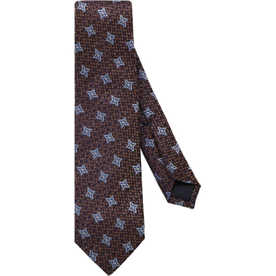 OLYMP SIGNATURE Stropdas noga, Motief Bruin