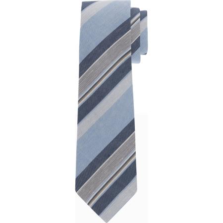 OLYMP SIGNATURE Stropdas blauw, Gestreept