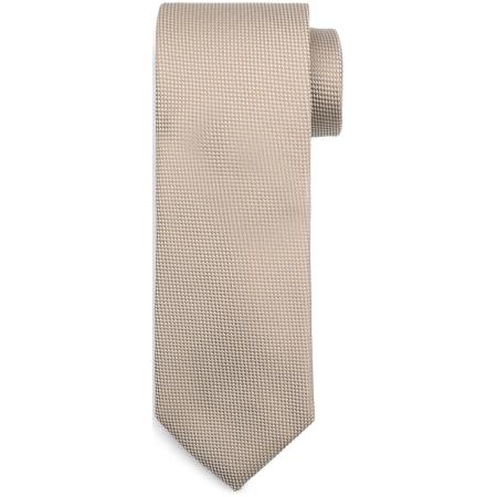 Suitable Zijde Stropdas Beige -