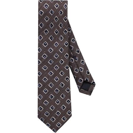 OLYMP SIGNATURE Stropdas bruin, Motief