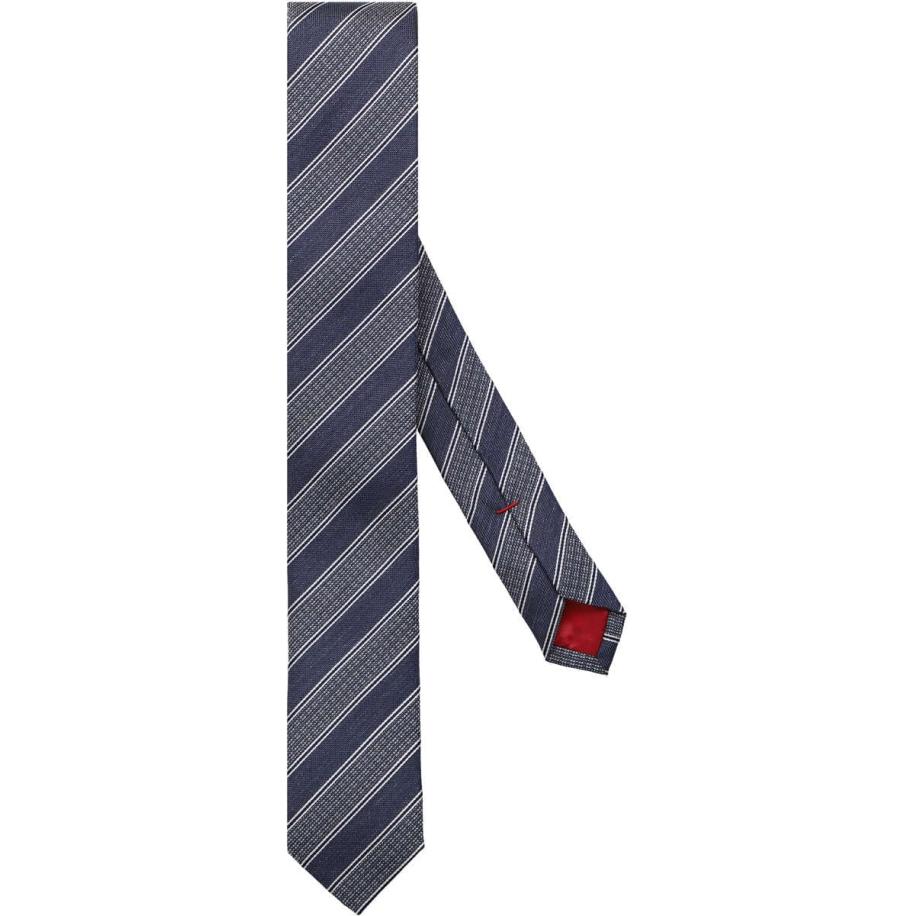 OLYMP Stropdas marine, Gestreept Blauw