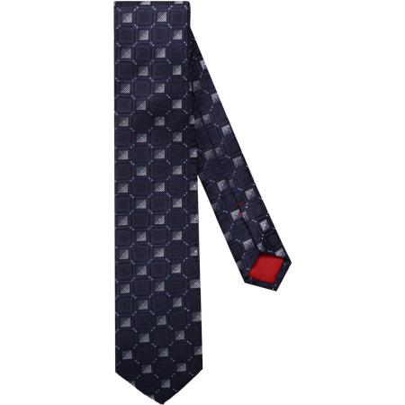 OLYMP Dunne stropdas blauw, Motief