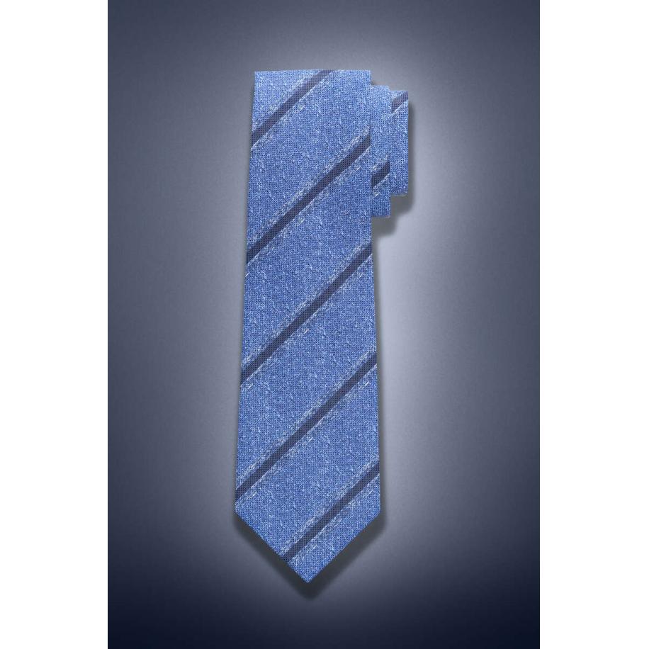 OLYMP SIGNATURE Stropdas blauw, Gestreept Blauw