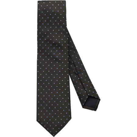 OLYMP SIGNATURE Stropdas grijs/blauw, Stippen