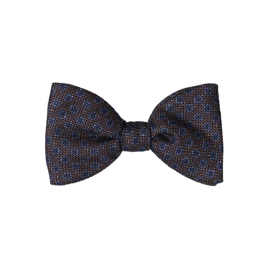 OLYMP SIGNATURE Vlinderdas bruin/blauw, Stippen Multicolor