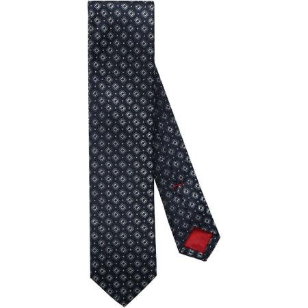 OLYMP Dunne stropdas blauw/groen, Motief