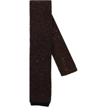 OLYMP SIGNATURE Dunne stropdas bruin, Gestructureerd
