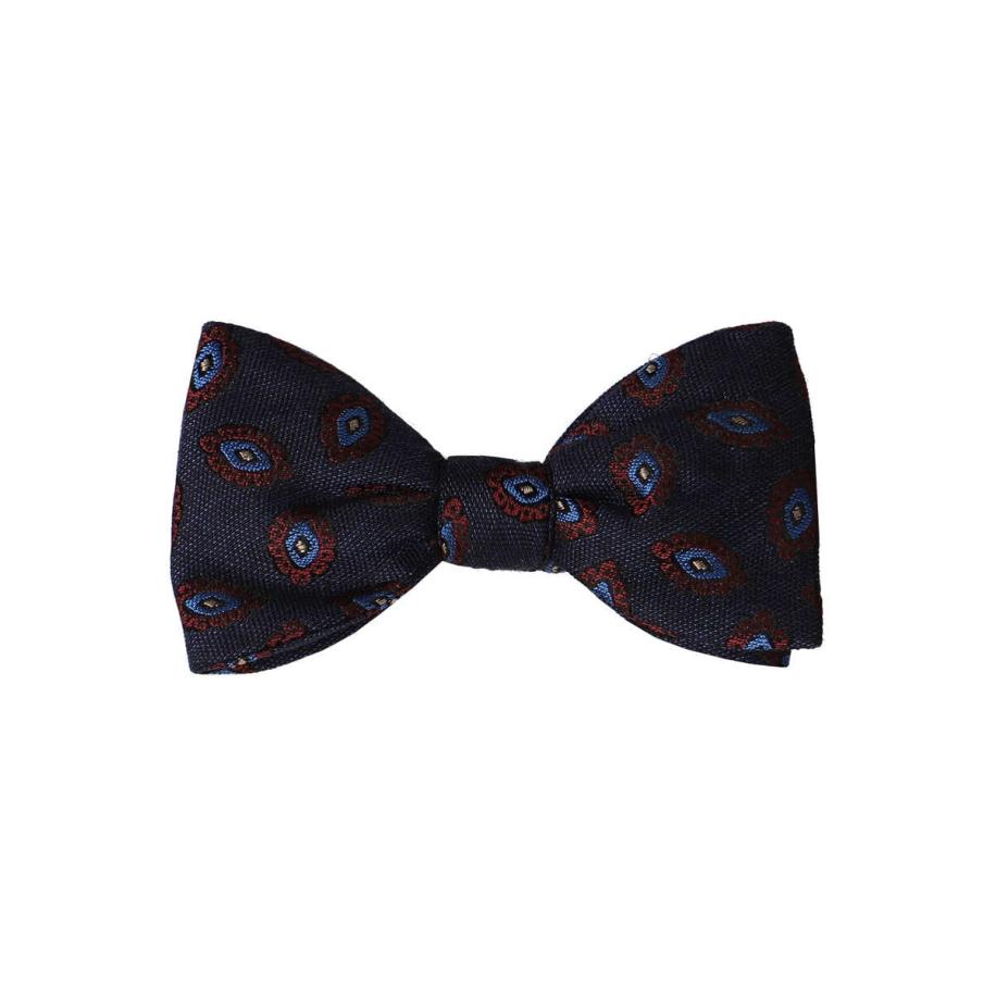 OLYMP SIGNATURE Vlinderdas donkerblauw/rood, Motief Multicolor