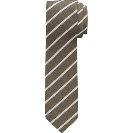 OLYMP Stropdas olijf, Effen