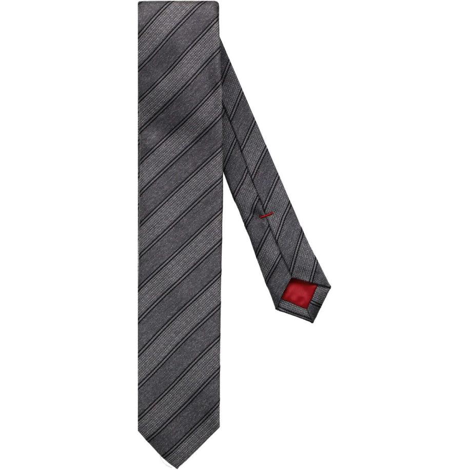 OLYMP Dunne stropdas blauw, Gestreept Blauw