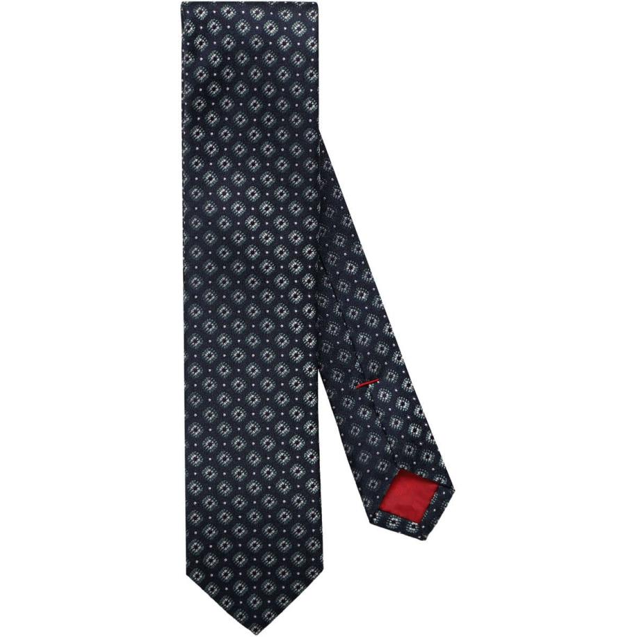 OLYMP Dunne stropdas blauw/groen, Motief Multicolor