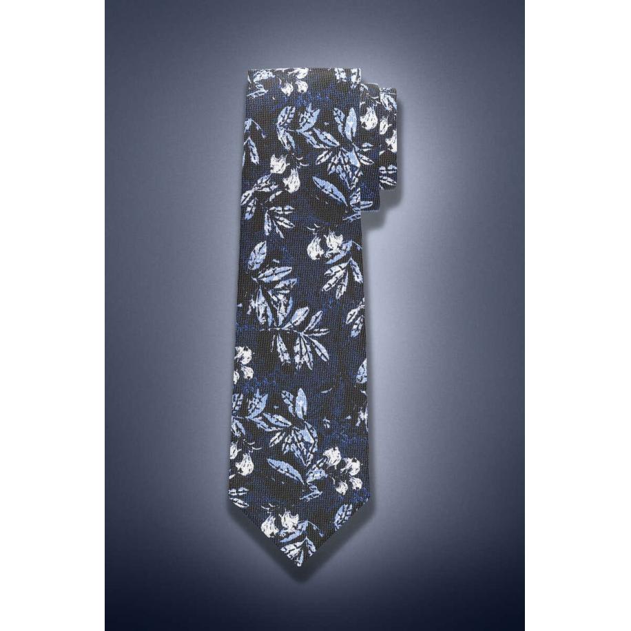 OLYMP SIGNATURE Stropdas nachtblauw, Motief Blauw