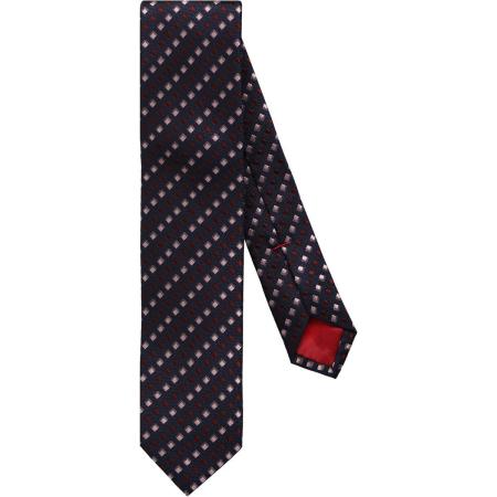 OLYMP Dunne stropdas blauw/roze, Motief