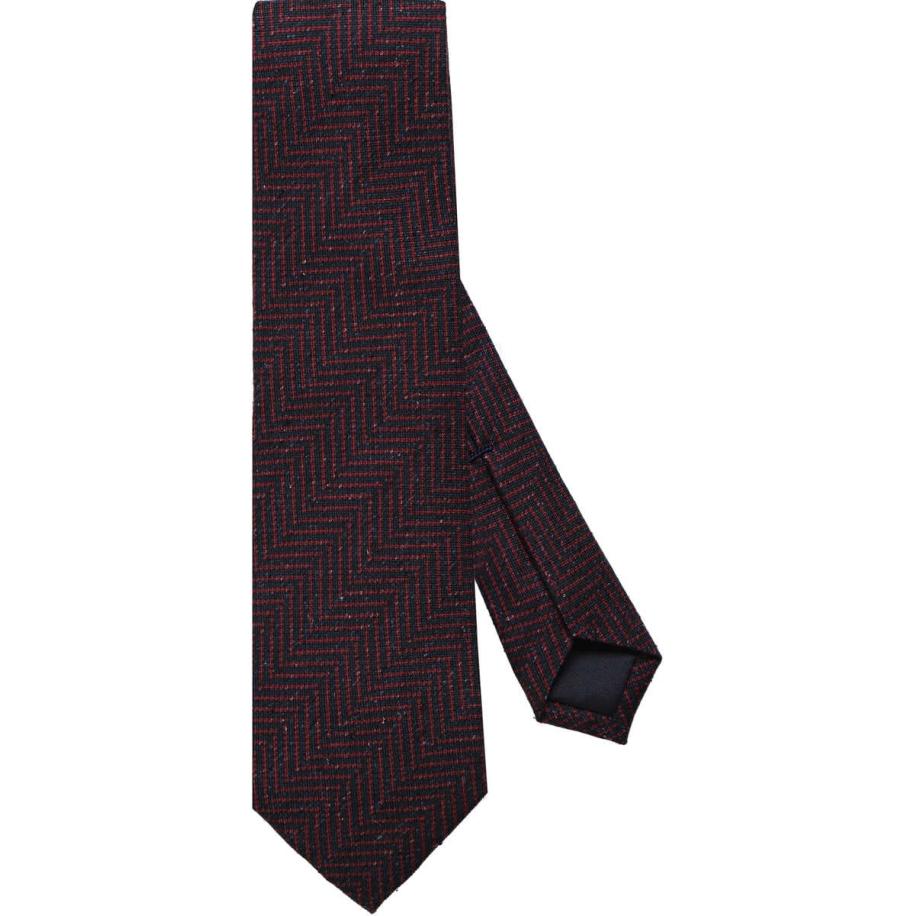 OLYMP SIGNATURE Stropdas blauw/rood, Motief Multicolor