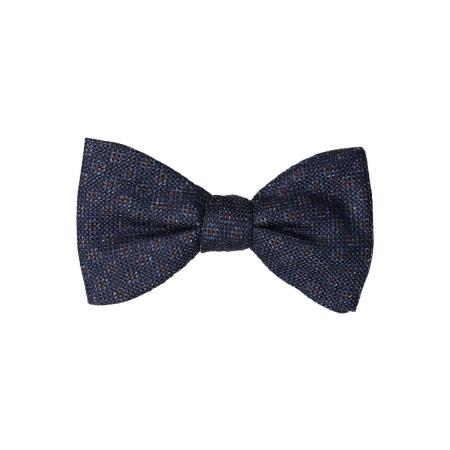 OLYMP SIGNATURE Vlinderdas blauw/bruin, Stippen