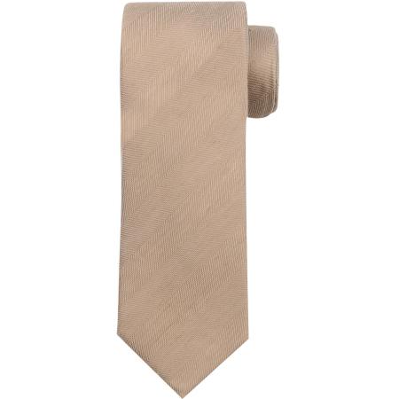 Suitable Linnen Zijde Stropdas Beige -