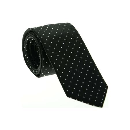 OLYMP Slim Krawatte Dunne stropdas zwart, Motief