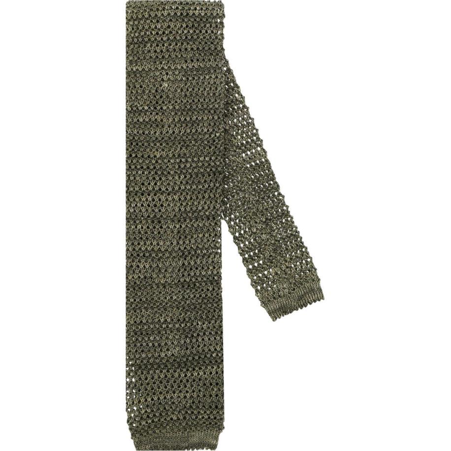 OLYMP SIGNATURE Dunne stropdas olijf, Effen Groen