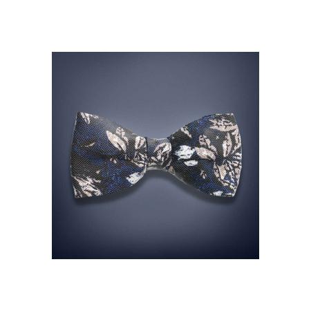 OLYMP SIGNATURE Vlinderdas zwart/bruin, Motief