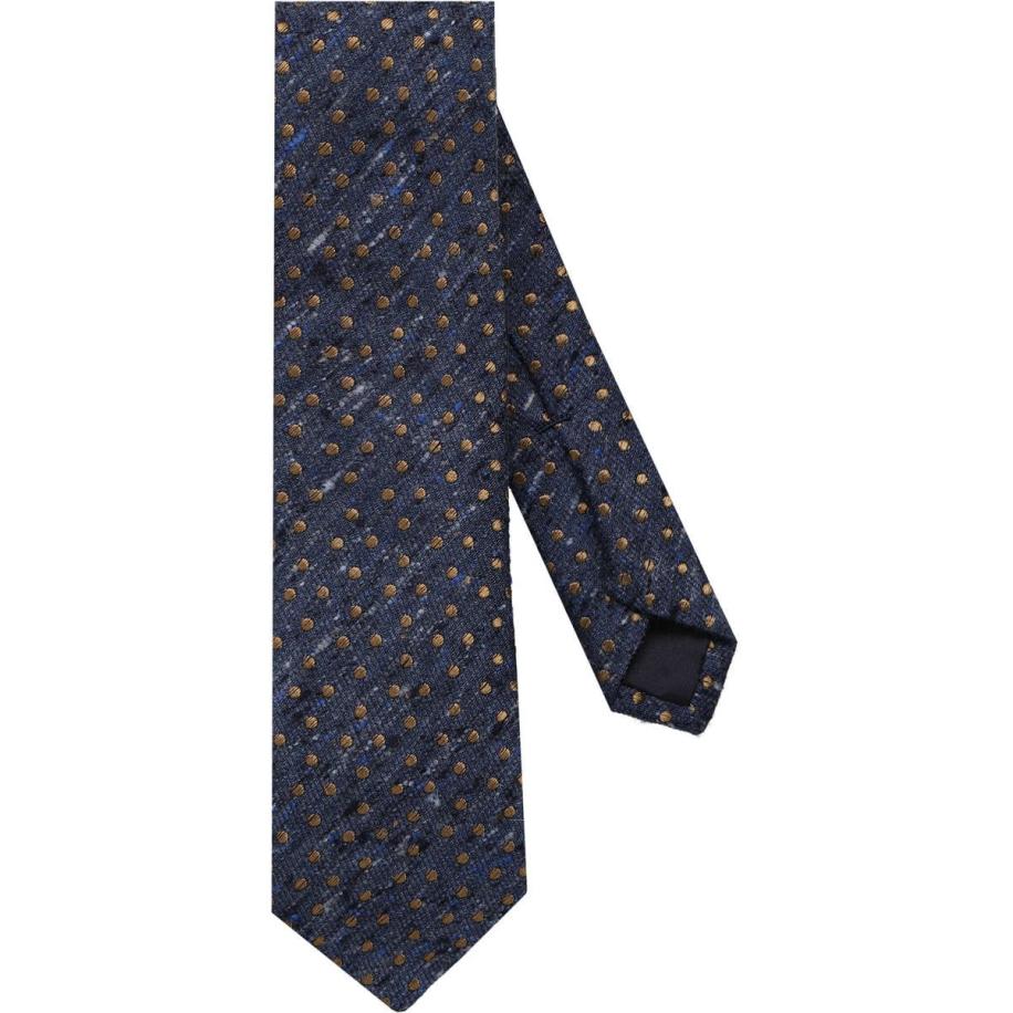 OLYMP SIGNATURE Stropdas rook blauw, Stippen Blauw