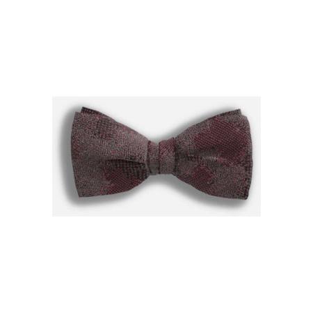 OLYMP Vlinderdas grijs/rood, Motief