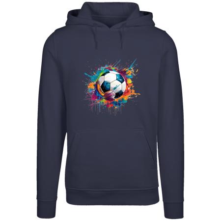 F4NT4STIC Trui Bunte Fußball Grafik donkerblauw / gemengde kleuren