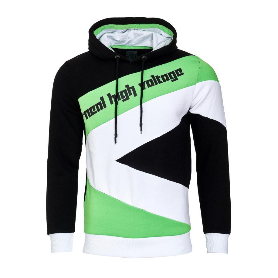 Rusty Neal Rusty Neal Trui groen / zwart / wit -