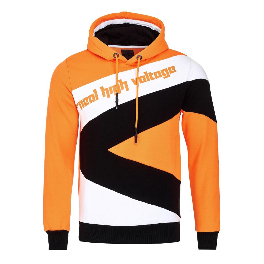 Rusty Neal Rusty Neal Trui oranje / zwart / wit -