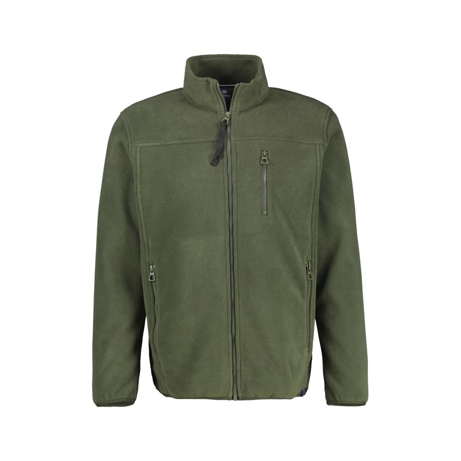 Lerros LERROS Fleece jas olijfgroen / zwart -