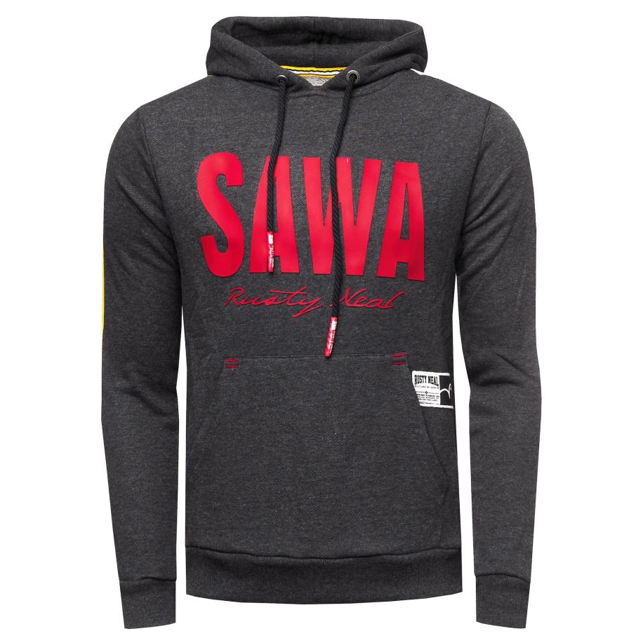 Rusty Neal Rusty Neal Sweatshirt geel / antraciet / pink / wit -