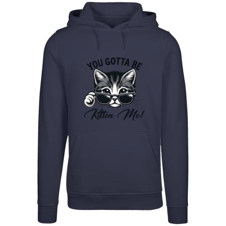 F4NT4STIC Sweatshirt Kätzchen You Gotta Be Kitten Me! marine / donkergrijs / zwart / wit