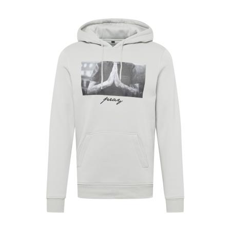 mister tee Mister Tee Sweatshirt Pray lichtgrijs / zwart / wit