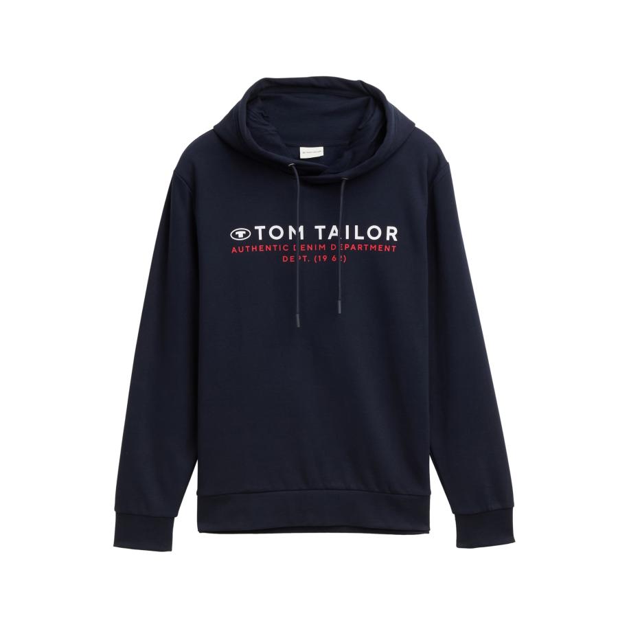 Tom Tailor TOM TAILOR Sweatshirt donkerblauw / rood / wit -