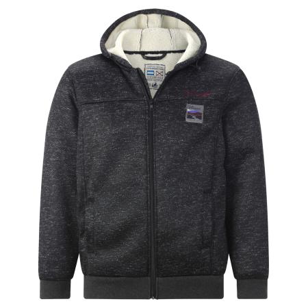 jan vanderstorm Jan Vanderstorm Sweatvest Mikrikson donkergrijs