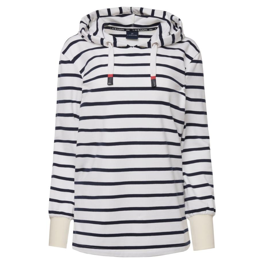 LAURASØN LAURASØN Sweatshirt navy / offwhite -