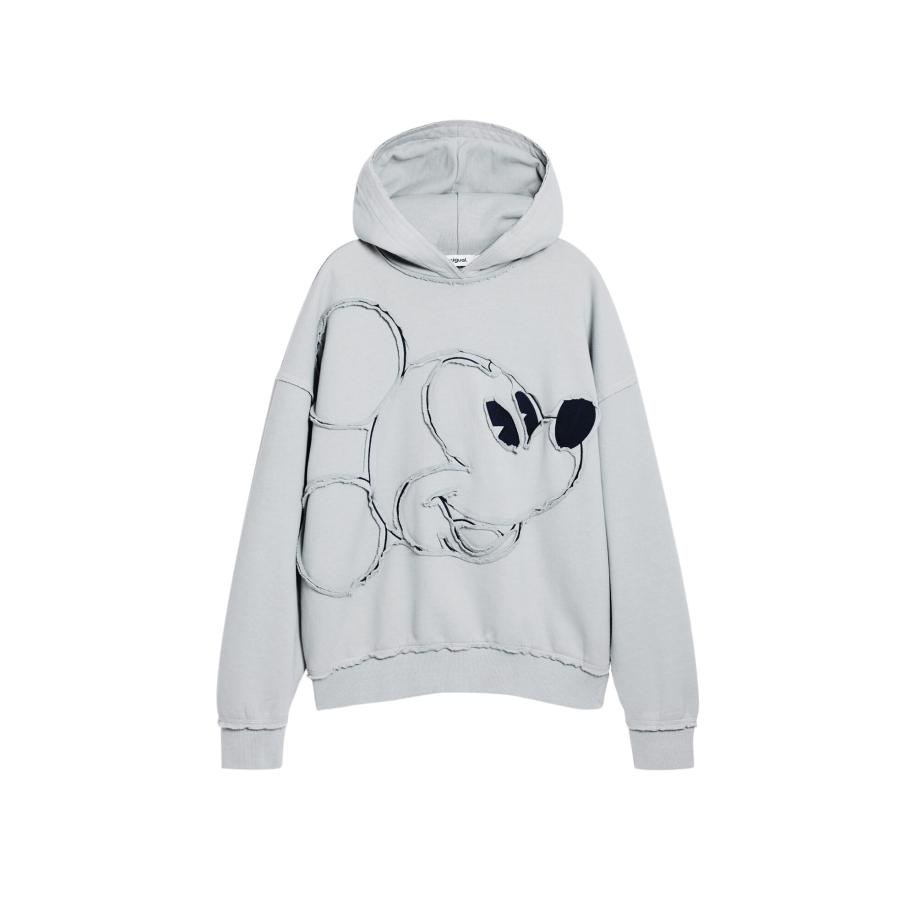 Desigual Desigual Sweatshirt Mickey Mouse grijs / zwart -