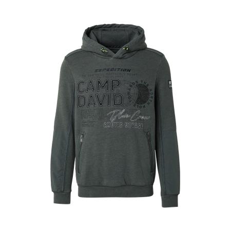 Camp David CAMP DAVID Sweatshirt donkergroen / zwart / wit