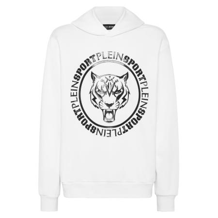 Plein Sport Plein Sport Sweatshirt Carbon Tiger zwart / wit