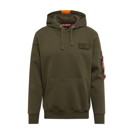 Alpha Industries ALPHA INDUSTRIES Sweatshirt Red Stripe kaki / oranje / rood / wit