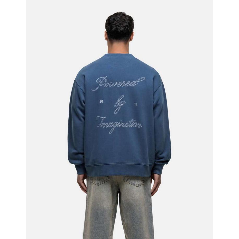 Good For Nothing - Imaginary - Sweatshirt met grafische print in grijsblauw Grijs