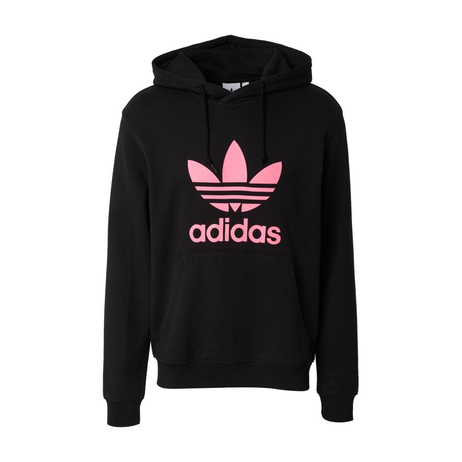Adidas ADIDAS ORIGINALS Sweatshirt Adicolor Classics Trefoil rosa / zwart -