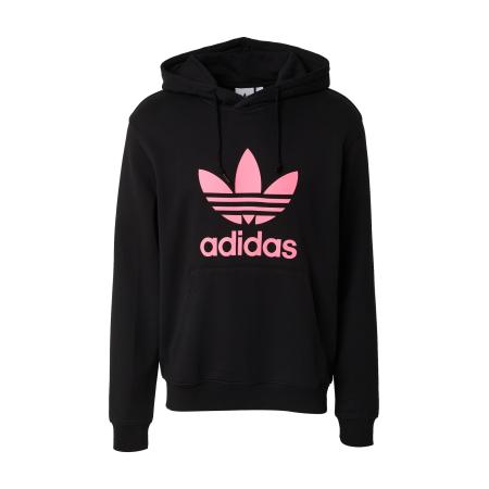 Adidas ADIDAS ORIGINALS Sweatshirt Adicolor Classics Trefoil rosa / zwart